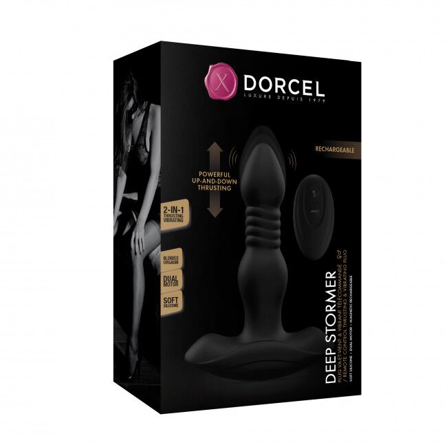 Thumb image for product index 6: Анальна пробка з вібрацією та пульсацією Dorcel DEEP STORMER