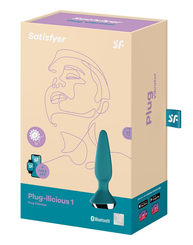 Thumb image for product index 11: Анальна смарт-вібропробка Satisfyer Plug-ilicious 2