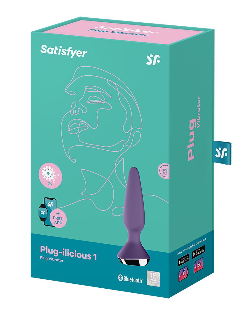 Thumb image for product index 17: Анальна смарт-вібропробка Satisfyer Plug-ilicious 2