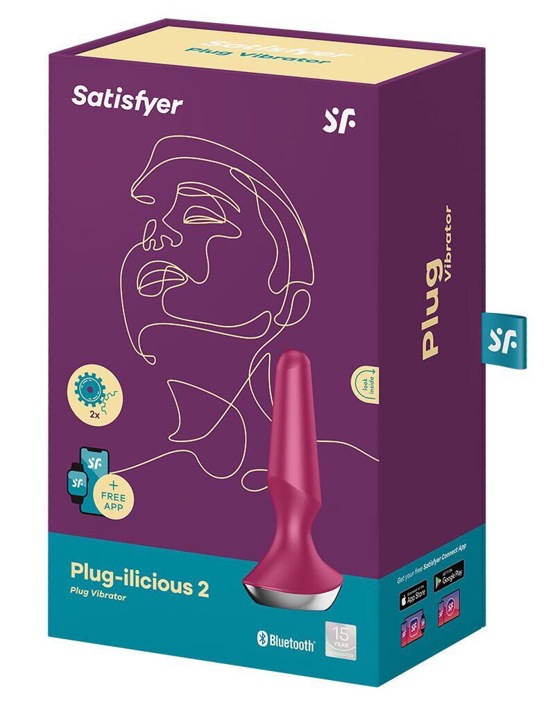 Thumb image for product index 22: Анальна смарт-вібропробка Satisfyer Plug-ilicious 2