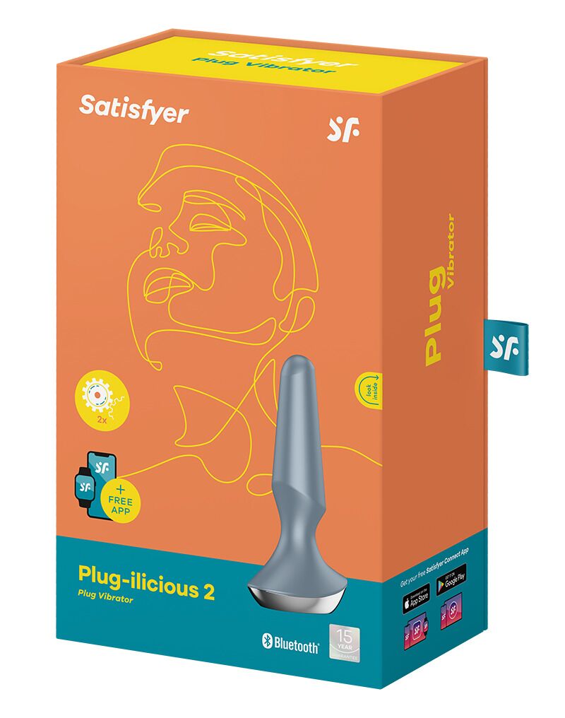 Thumb image for product index 27: Анальна смарт-вібропробка Satisfyer Plug-ilicious 2