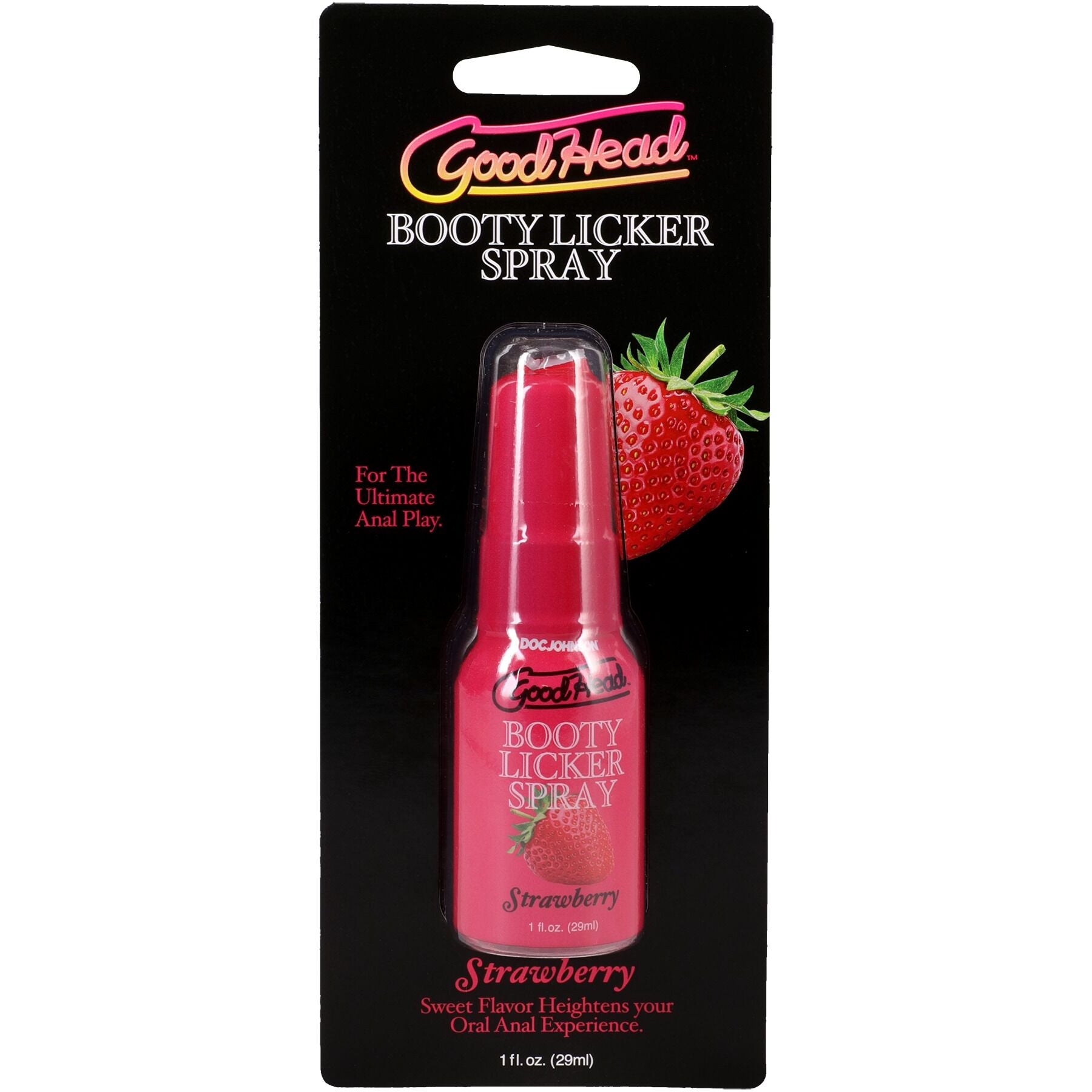 Thumb image for product index 2: Спрей для анілінгусу Doc Johnson GoodHead Booty Licker Spray - Strawberry