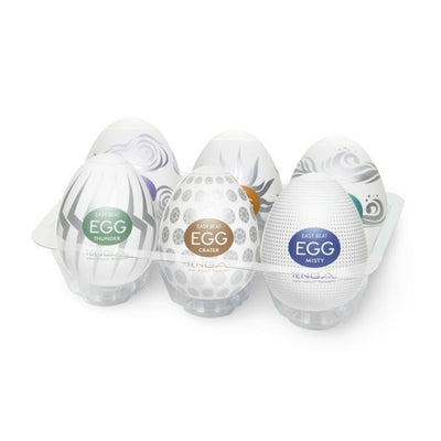 Main image for product index 1: Набір мастурбаторів-яєць Tenga Egg Hard Boild Pack (6 од)