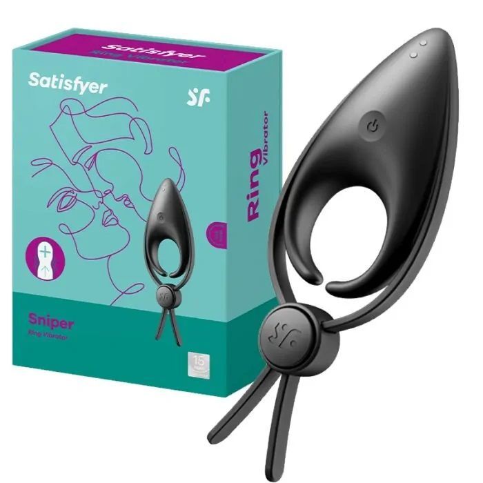 Thumb image for product index 3: Ерекційне віброкільце-ласо з регулюванням розміру Satisfyer Sniper