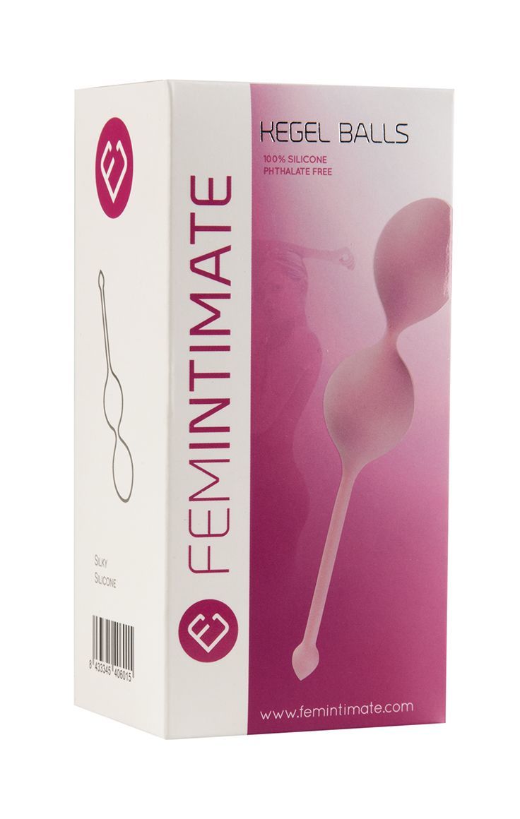 Thumb image for product index 2: Вагінальні кульки Femintimate Kegel Balls, діаметр 3,5 см, маса 77 г