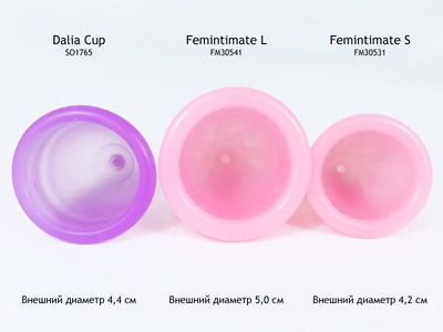 Main image for product index 4: Менструальная чаша Feimate Eve Cup с переносным душем