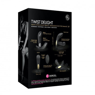 Main image for product index 11: Универсальный вибратор с жемчужным массажем Dorcel TWIST DELIGHT