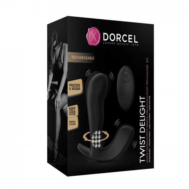 Thumb image for product index 9: Универсальный вибратор с жемчужным массажем Dorcel TWIST DELIGHT