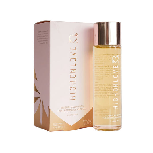 Масажна олія HighOnLove Massage Oil - Decadent White Chocolate