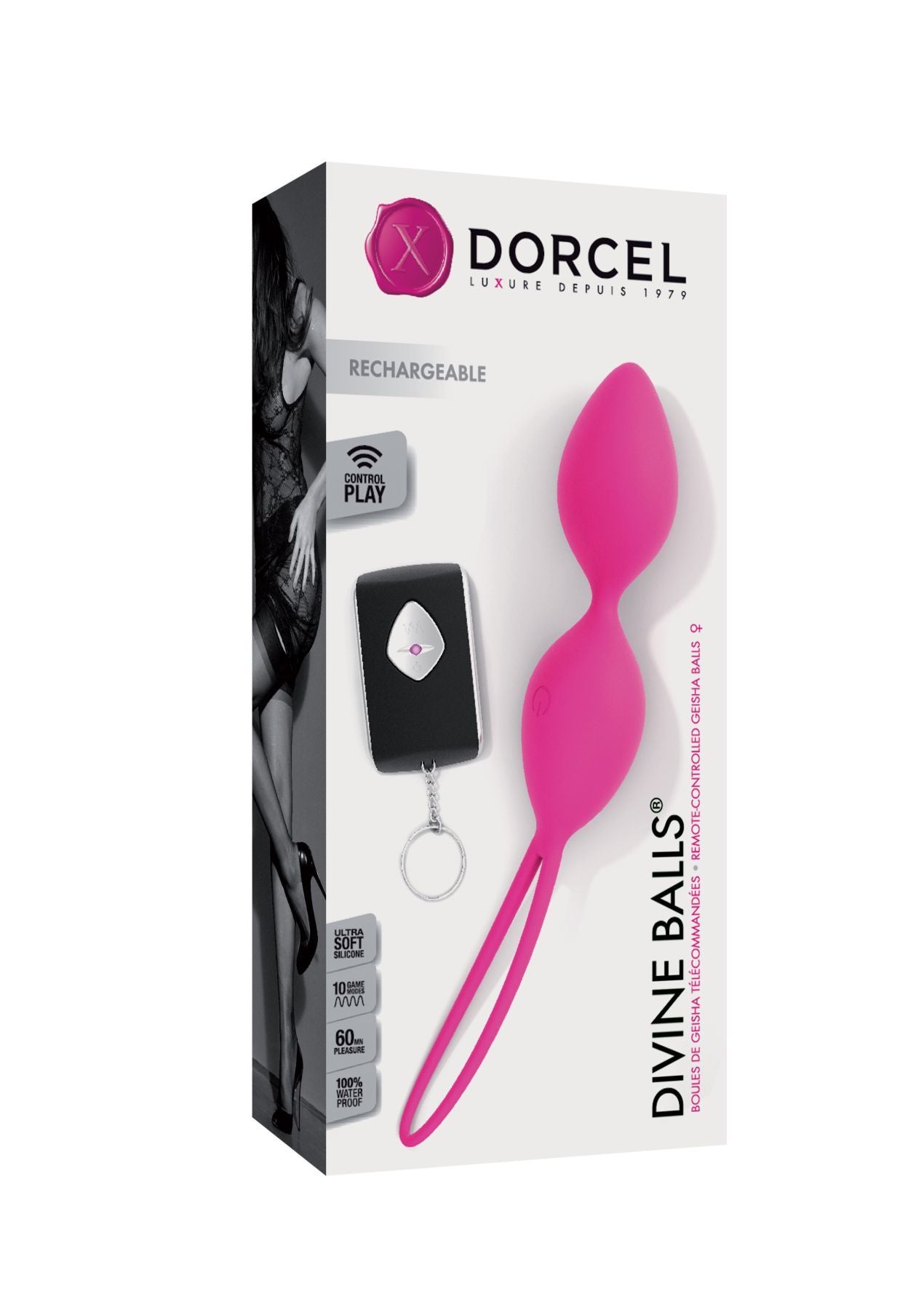 Thumb image for product index 6: Вагинальные шарики Dorcel Divine Balls, диаметр 3,5 см, масса 91г