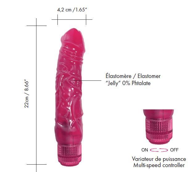 Thumb image for product index 2: Фаллоимитатор вибратор Dorcel Jelly Boy