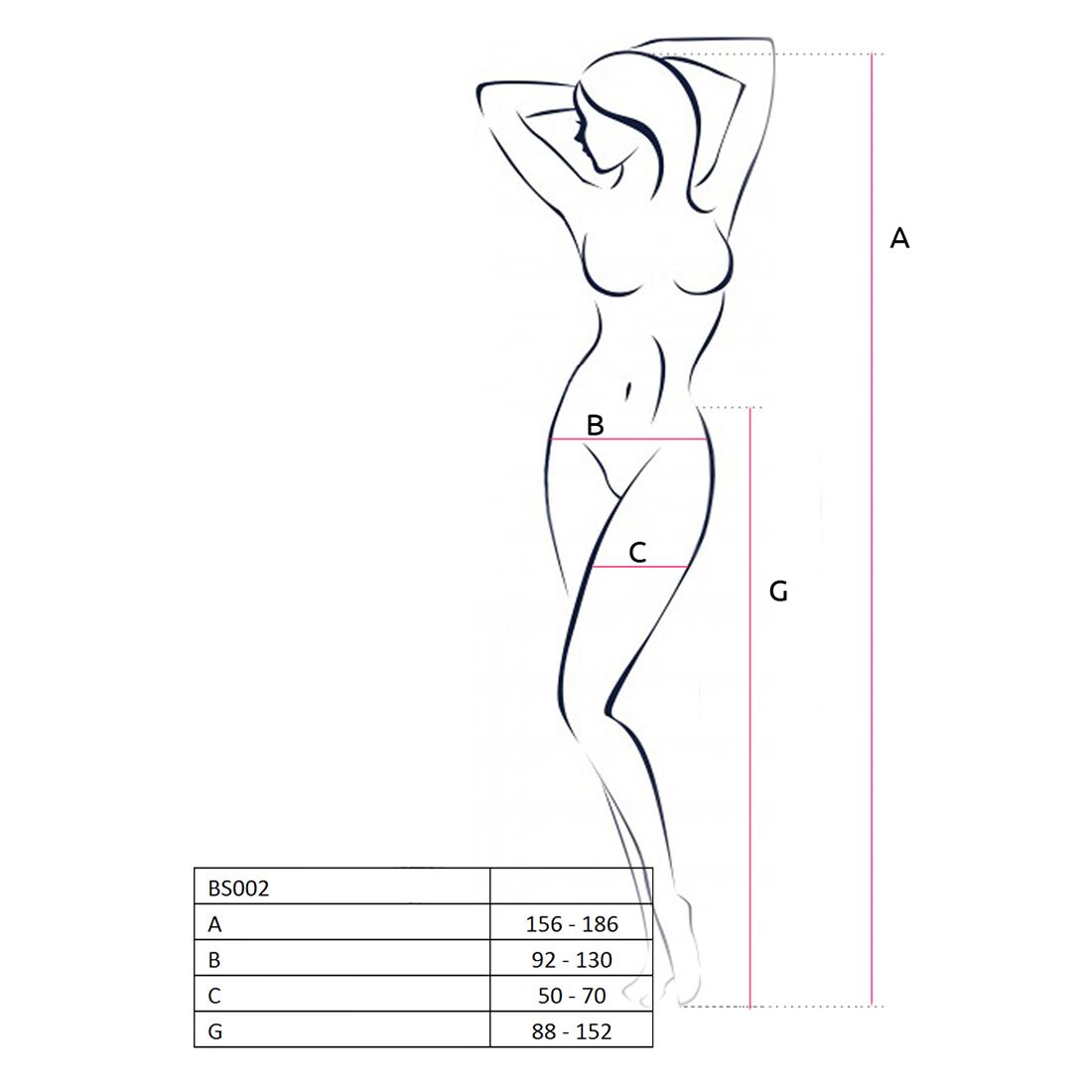 Thumb image for product index 10: Бодістокінг, комбінезон Passion BS002