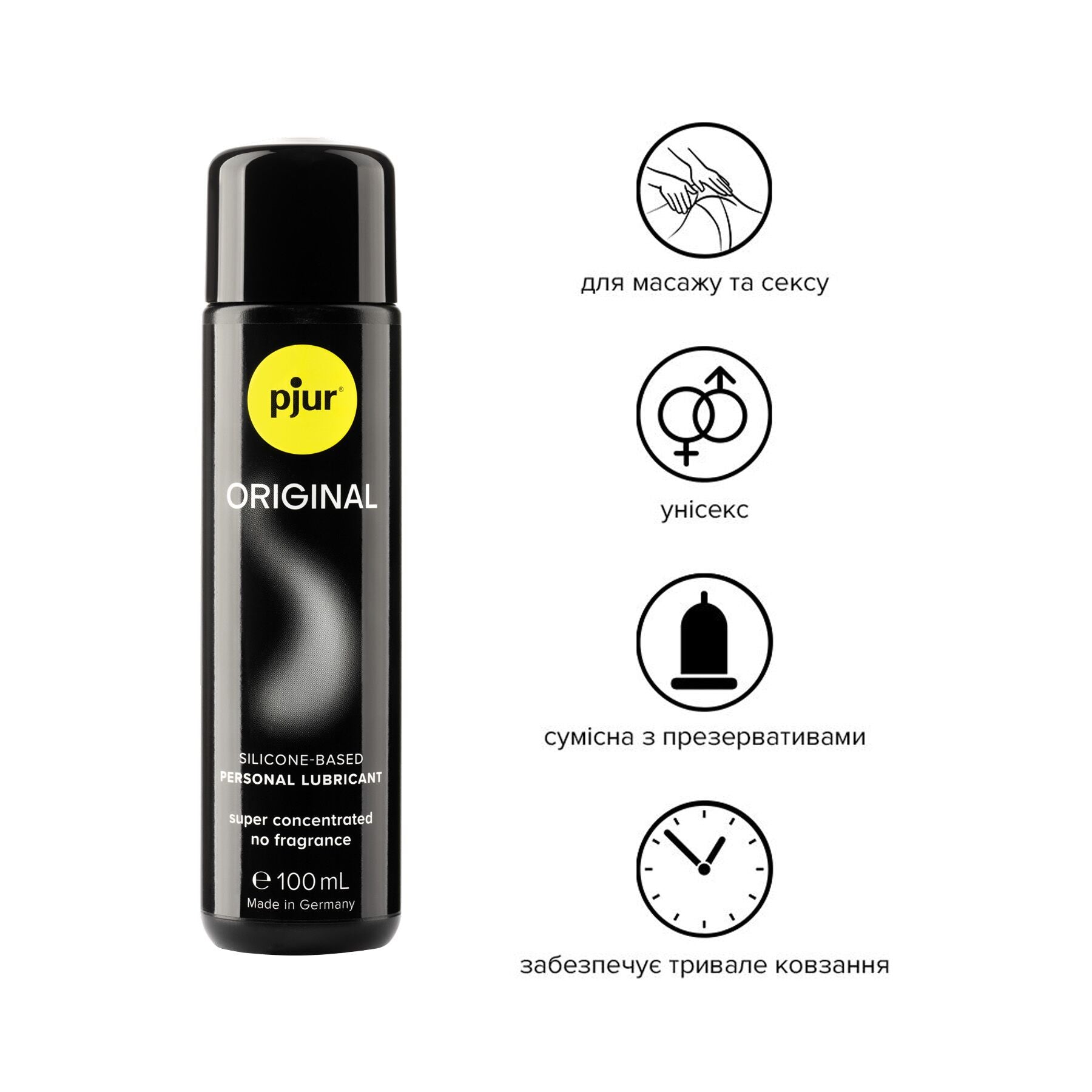 Thumb image for product index 7: Універсальна змазка на силіконовій основі pjur Original, 2в1: для сексу та масажу