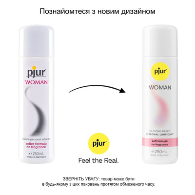 Main image for product index 3: Змазка на силіконовій основі pjur Woman, без ароматизаторів та консервантів