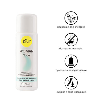 Лубрикант на водній основі pjur Woman Nude - фото 6