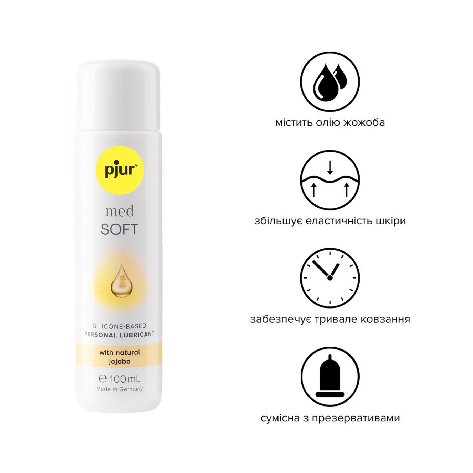 Лубрикант на силіконовій основі pjur med Soft для сухої та чутливої шкіри - превʼю 2