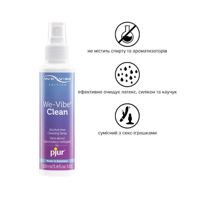 Main image for product index 2: Антибактеріальний спрей pjur We-Vibe Clean