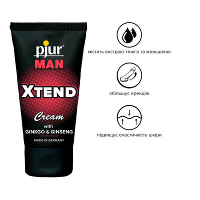 Main image for product index 2: Крем для пеніса стимулювальний pjur MAN Xtend Cream