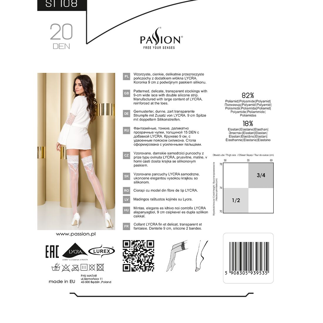 Thumb image for product index 11: Панчохи Passion ST108