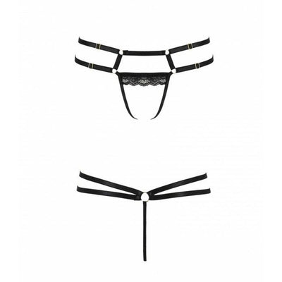 Main image for product index 10: Cтринги из стреп с кружевом Passion Exclusive LORRY THONG 