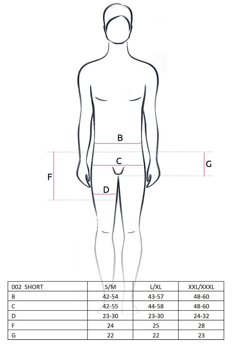 Thumb image for product index 2: Розпродаж!!! Чоловічі шорти з блискучим гульфіком Passion 002 SHORT S/M