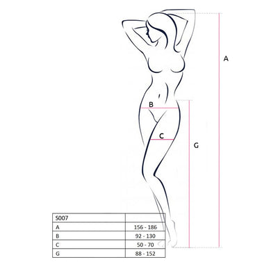 Main image for product index 9: Сітчасті панчохи-стокінги Passion S018