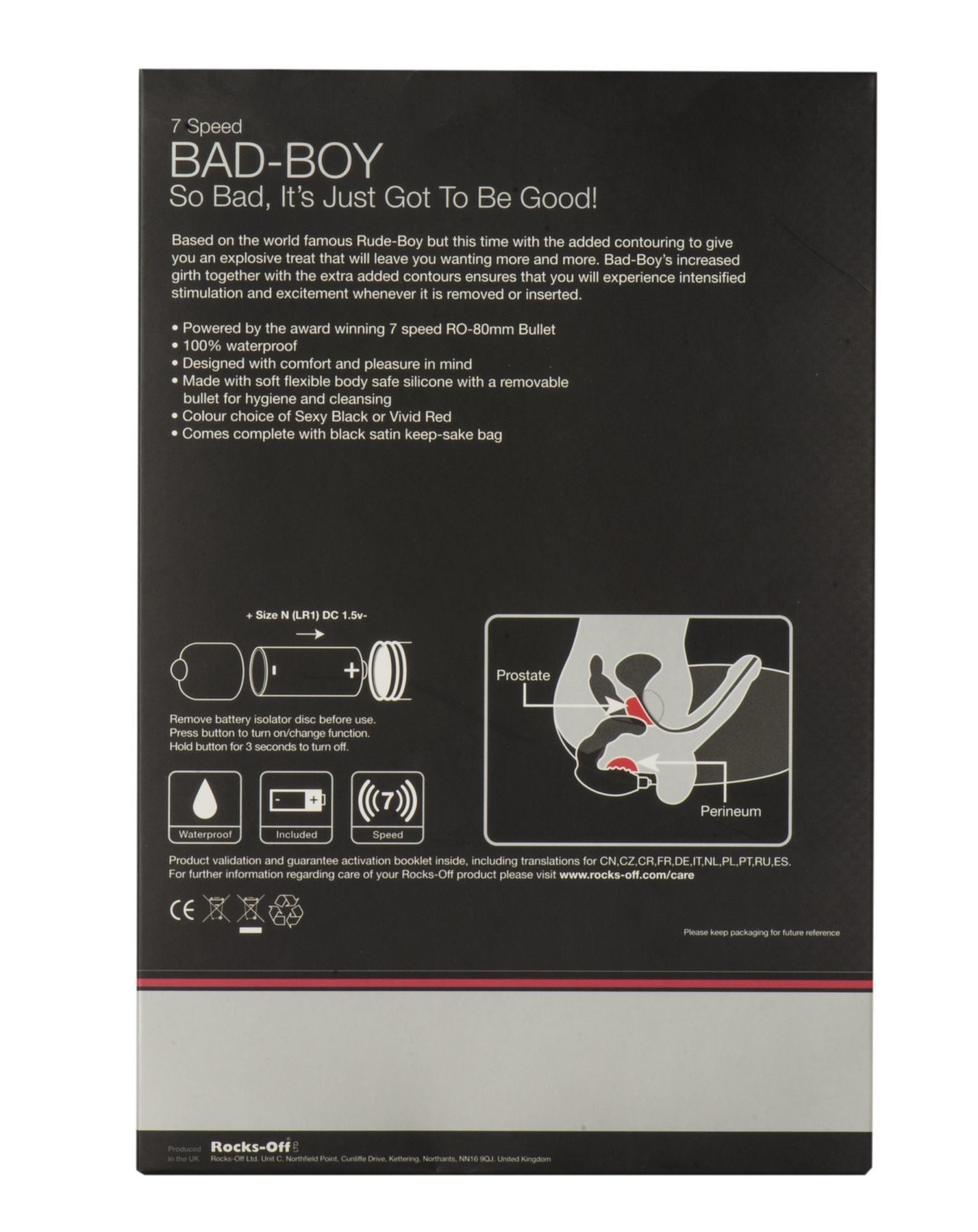 Thumb image for product index 4: Вібромасажер простати Rocks Off Bad-Boy