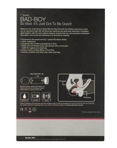 Main image for product index 4: Вібромасажер простати Rocks Off Bad-Boy