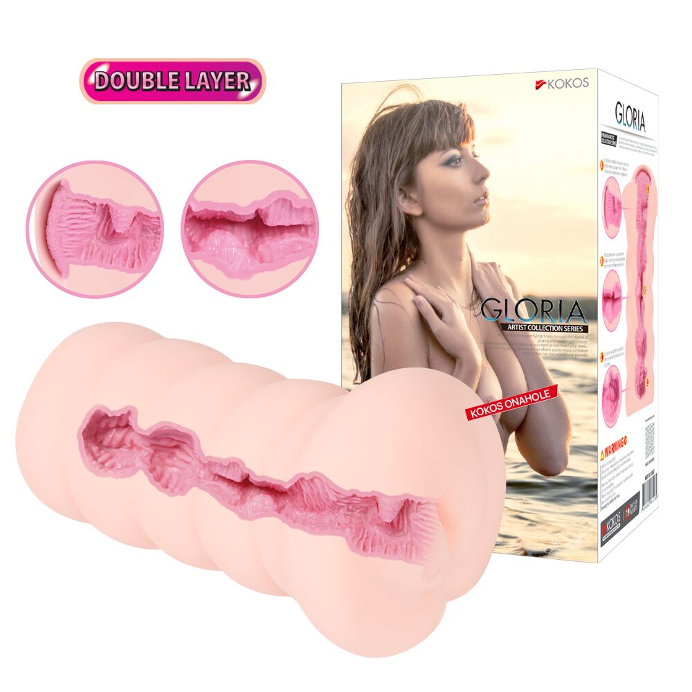 Thumb image for product index 8: Мастурбатор-вагіна двошаровий Kokos Gloria Double Layer