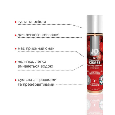 Main image for product index 13: Смазка на водной основе JO H2O — Strawberry Kiss