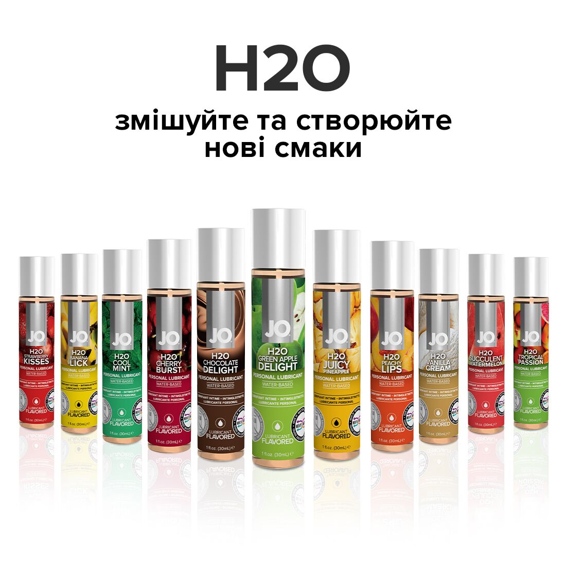 Thumb image for product index 10: Смазка на водной основе JO H2O — Green Apple