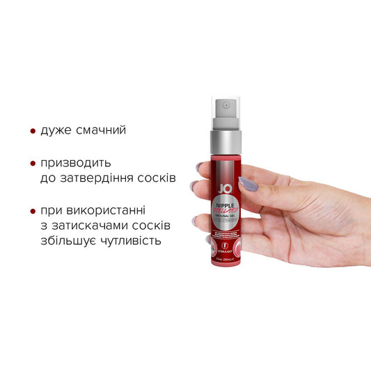 Гель для стимуляції сосків JO Nipple Titillator Strawberry_