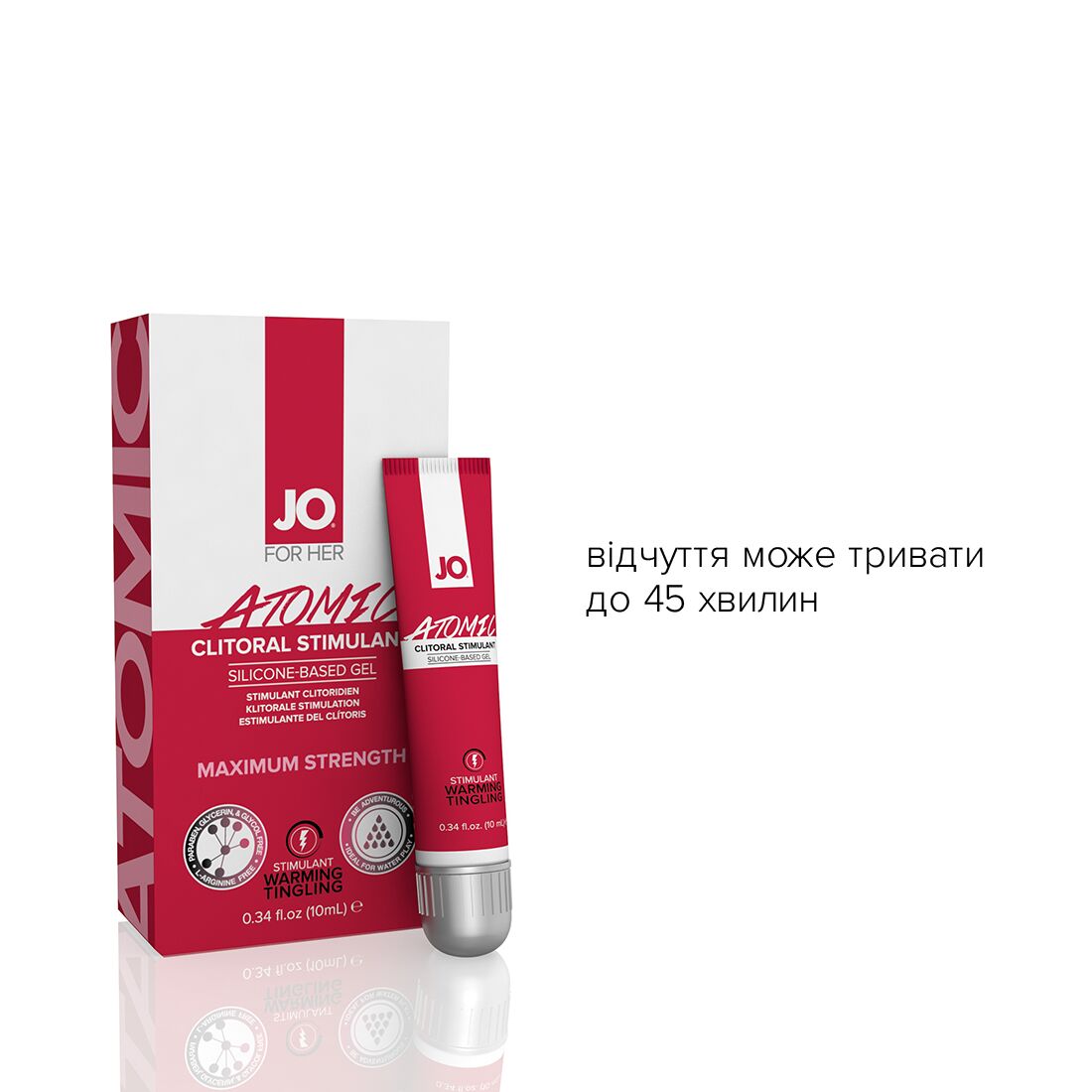 Thumb image for product index 3: Збудливий гель для клітора JO ATOMIC WARMING