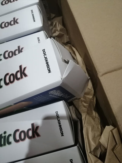 Фалоімітатор Doc Johnson The Realistic Cock 8 inch White - ULTRASKYN, Vack-U-Lock (м'яте паковання!!!) - фото 3