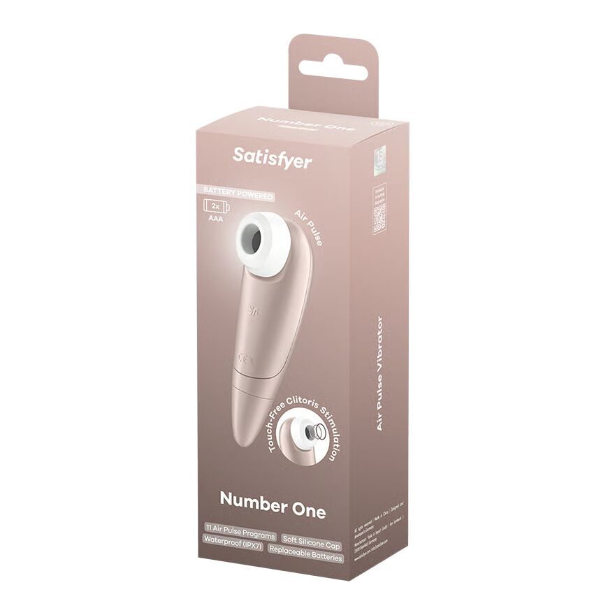 Вакуумний кліторальний стимулятор Satisfyer Number One, на батарейках - превʼю 2