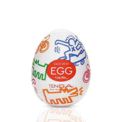 Main image for product index 1: Мастурбатор-яйцо Tenga Keith Haring Egg Street