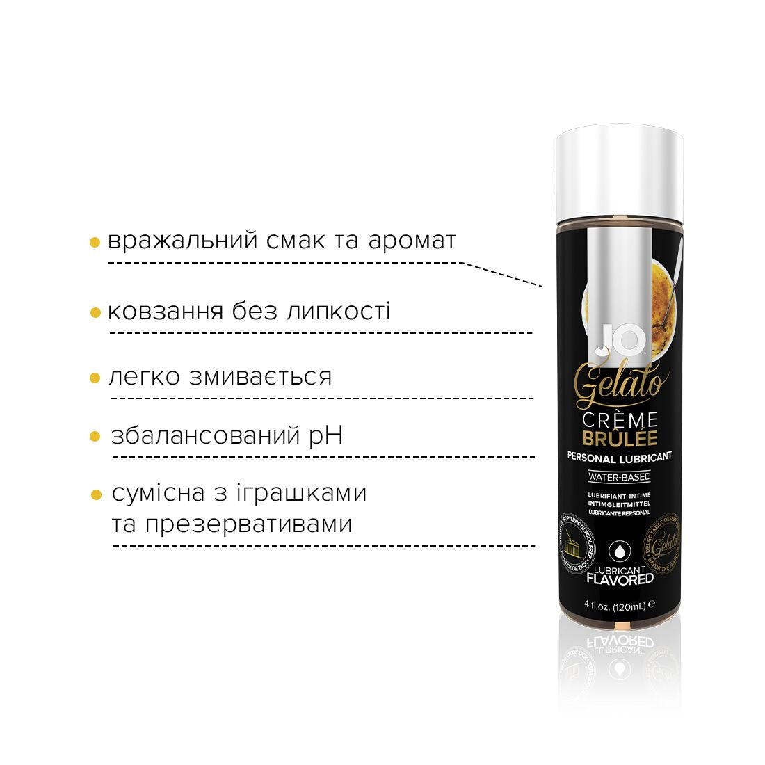 Thumb image for product index 3: Змазка на водній основі JO GELATO CremeBrulee