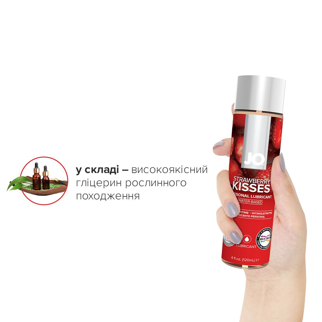 Thumb image for product index 4: Смазка на водной основе JO H2O — Strawberry Kiss