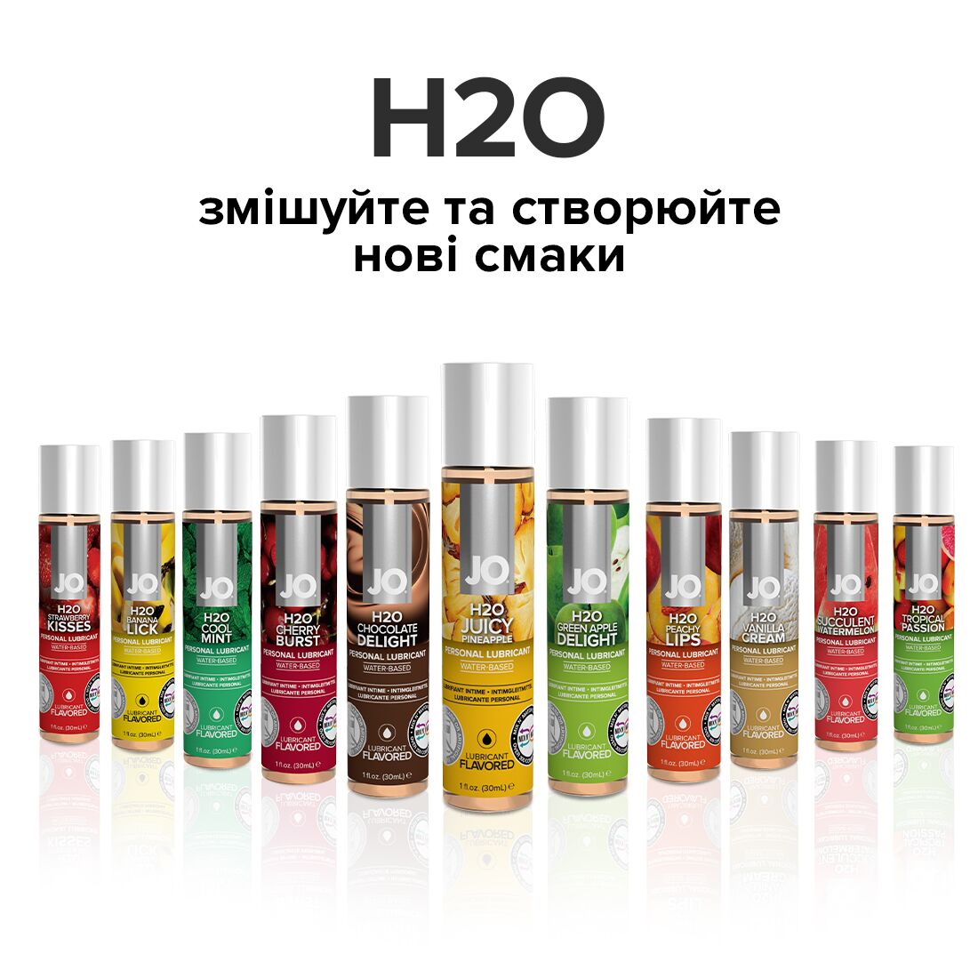 Thumb image for product index 10: Змазка на водній основі JO H2O — Juicy Pineapple