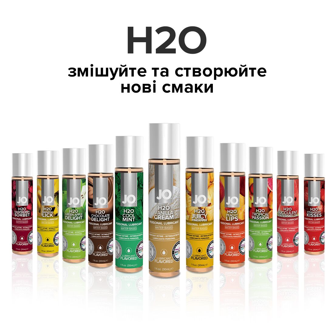 Thumb image for product index 10: Змазка на водній основі JO H2O — Vanilla Cream