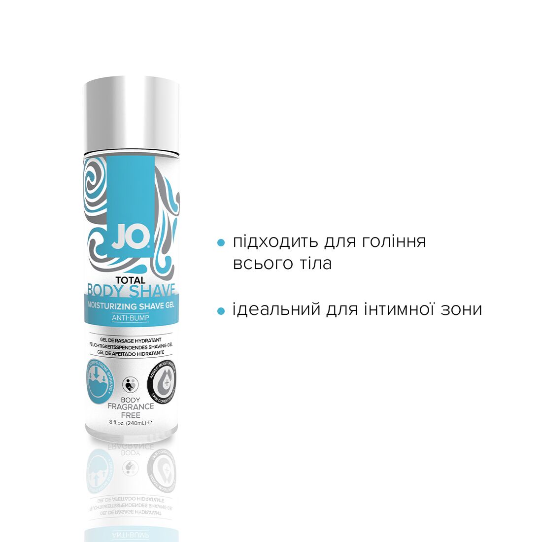 Thumb image for product index 4: Гель для гоління System JO TOTAL BODY — Anti-bump Intimate Shaving Gel