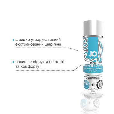 Main image for product index 3: Гель для гоління System JO TOTAL BODY — Anti-bump Intimate Shaving Gel