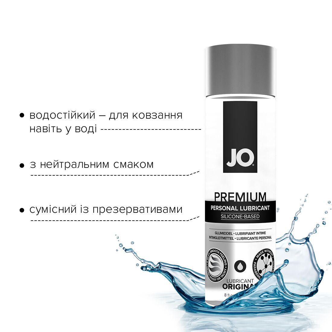 Thumb image for product index 7: Лубрикант на силіконовій основі JO PREMIUM — ORIGINAL