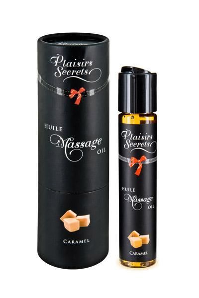 Main image for product index 1: Масажна олія з афродизіаками, їстівна  Plaisirs Secrets Caramel