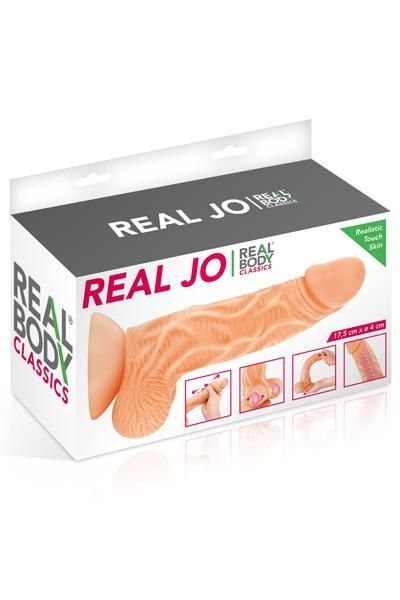 Thumb image for product index 3: Фаллоимитатор с подвижной крайней плотью Real Body - Real JO