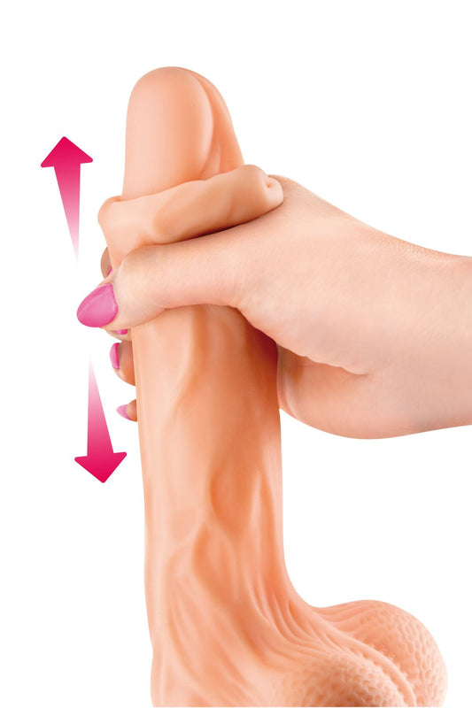 Фаллоимитатор с подвижной крайней плотью Real Body — Real Brad_