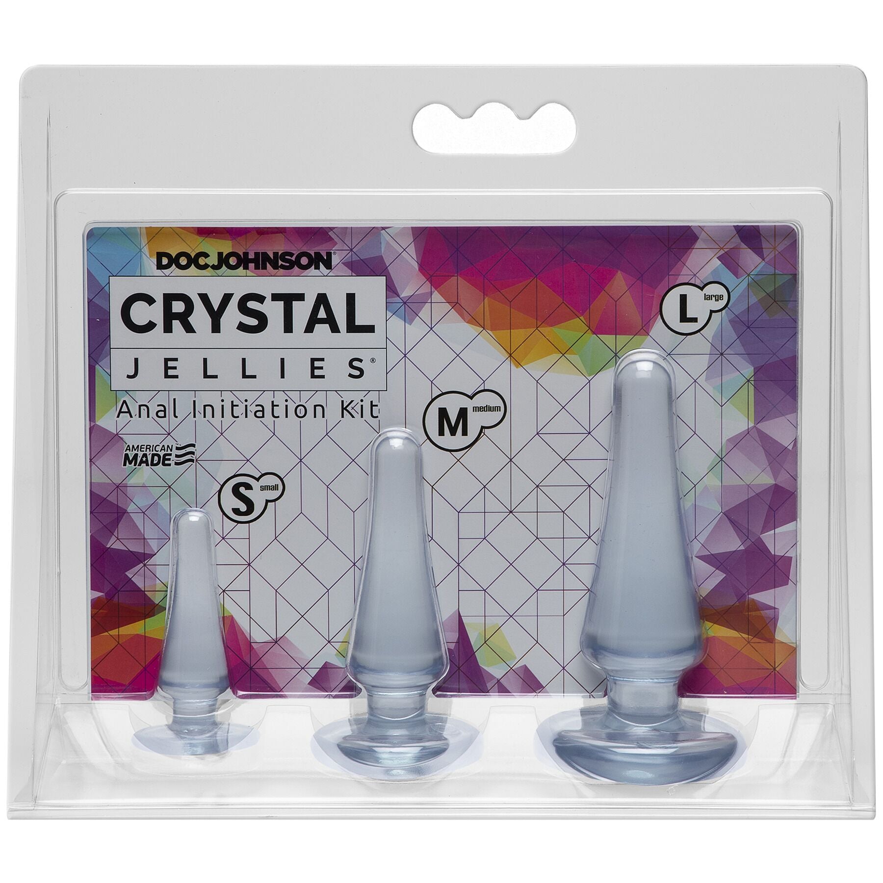 Thumb image for product index 2: Набір анальних пробок Doc Johnson Crystal Jellies Anal