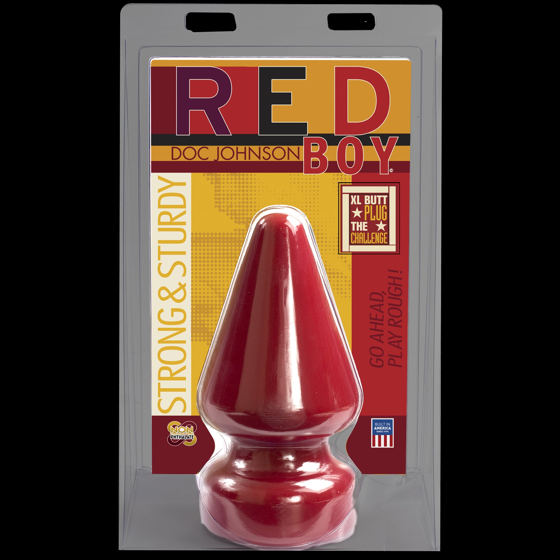 Thumb image for product index 2: Анальна пробка Doc Johnson Red Boy - XL Butt Plug The Challenge