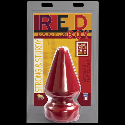 Main image for product index 2: Анальна пробка Doc Johnson Red Boy - XL Butt Plug The Challenge