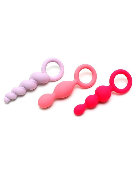 Набір анальних іграшок Satisfyer Plugs (set of 3) - Booty Call_